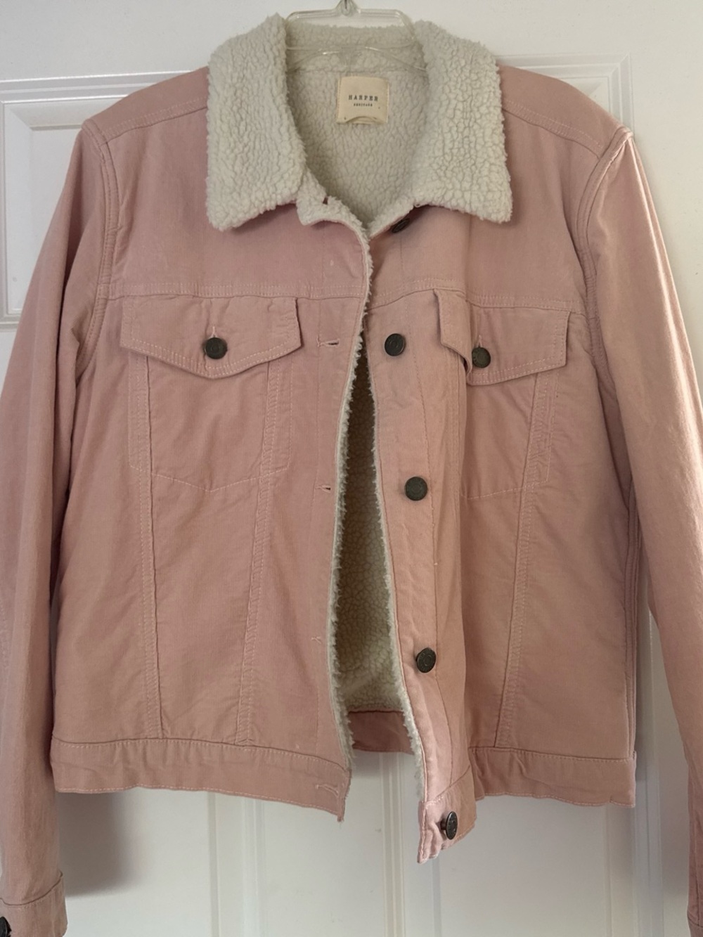 Harper Canyon Pink Sherpa-Lined Teddy Jacket